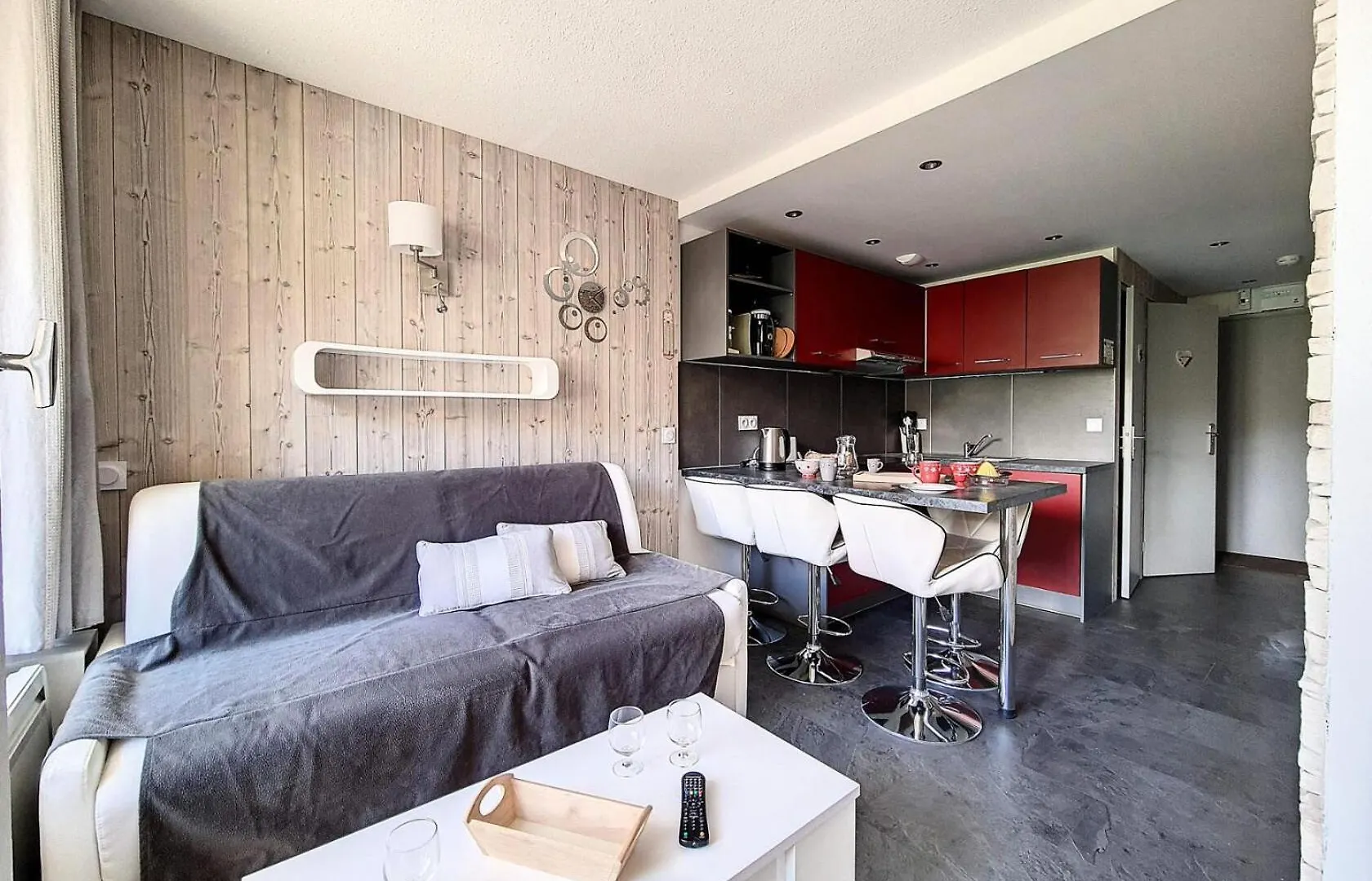 アパート Residence Villaret - Appartement Renove Et Moderne - Au Pied Des Pistes - Balcon Mae-1224 サン・マルタン・ド・ベルヴィル